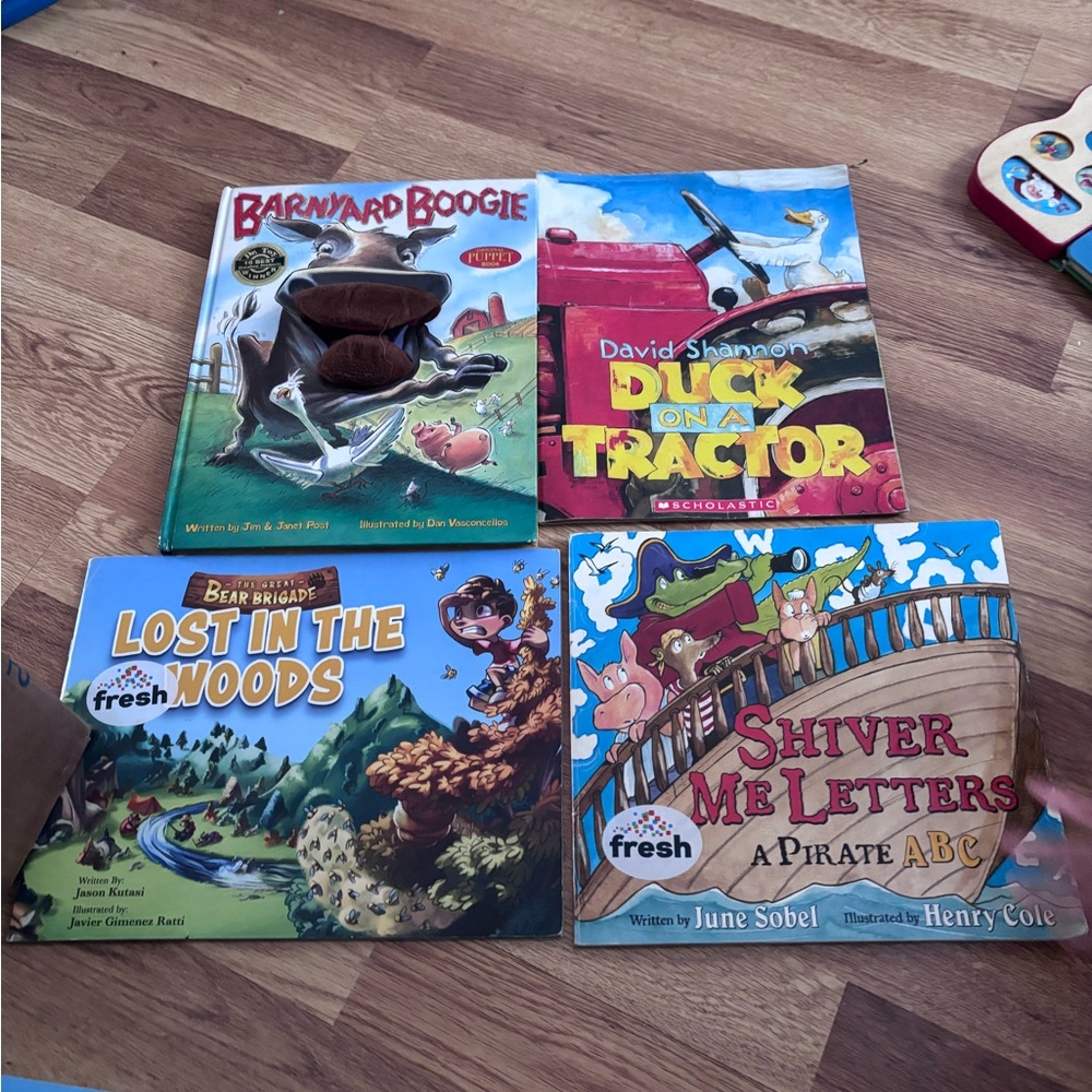 Children's Book Set with Colorful Covers
